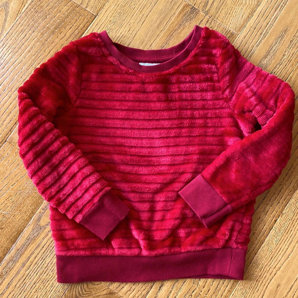 VGUC soft red sweater Cat & Jack